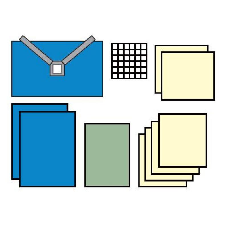 Комплект покриттів, кесаревого розтину № 2Е, стерильний, одноразового використання ,ТМ «АХІЛЛ»